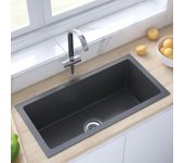 Maison exclusive - fregadero hecho a mano acero inoxidable negro