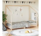 Estructura de cama infantil madera maciza de pino 90x190 cm
