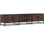 Mueble para tv madera de ingeniería roble marrón 180x35x41 cm