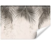 Papel pintado vlieseline foto para habitación palma hojas exóticas 315cm x 210cm