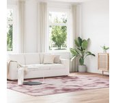 Alfombra de pelo largo navarra rosa polvo 240x340 cm