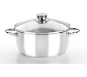 Cacerola monix optima 18cm 1,75l c/tapa cristal