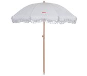 Flamingueo sombrilla playa rayas parasol terraza jardin upf+50 210 x 180 cm beige