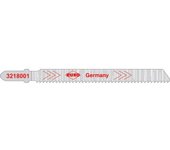 Pack de 5 sierras de calar hcs acero 100 mm (equivalencia bosch t 101 b) ruko 3218001