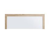 Buyqualia cabecero para camas de 135 y 150 cm en color cambrian-blanco (largo 155 / alto 60 / grossor 3 cm)