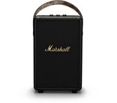 Marshall tufton outdoor portable bluetooth party speaker, ipx2 water resistant, black and brass