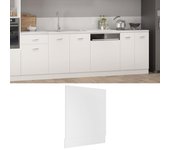 Panel lavavajillas blanco 59,5x3x67 cm aglomerado
