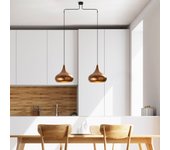 Lámpara de techo muba-11551 pátina metal 95x26x141 cm