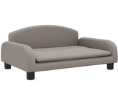 Sofá para niños | sofá de salón | sofá de descanso de tela gris taupe 70x45x30 cm cfw943217