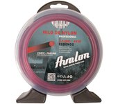 Avalon - hilo redondo de nylon universal para desbrozadora y cortacésped (2,4 mm x 44 m)