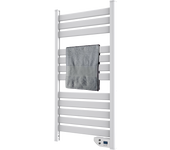 Toallero eléctrico evvo c500 blanco, 450w, hasta 8 m2, eficiente y silencioso, seguridad sobrecalentamiento, antisalpicaduras, modo 2 horas