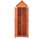 Cobertizo de almacenamiento de jardín | caseta para herramientas de jardín | cobertizo jardín de madera 71x60x213 cm cfw86251