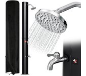 Ducha solar ducha de jardín ducha de suelo ducha de mano ducha de jardín ducha de piscina 35l (con cubierta protectora)