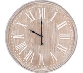Reloj de pared vintage de madera h&h 60x4,5 cm