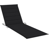 Tumbona de jardín | silla de exterior | sillon jardín con mesa y cojín de madera de pino impregnada cfw601206
