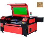 Máquina de grabado láser co2 vevor 80w para grabado e impresión banco de trabajo de 500 x 700 mm