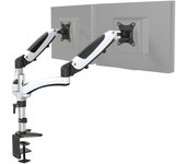 Soporte de monitor vm-mg2 2-brazos 15 - 27 pulgadas negro / blanco