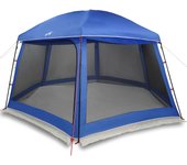 Carpa para piscina con desmontables y paredes azul 512x458 cm