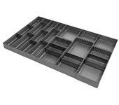 Cubertero aluminio modula 2+3 m900 antrac.