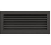 Rejilla de ventilación para chimenea negra - hide 17x37