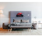 Cabecero modelo alma cama 105 cairo color dark grey