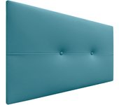 Dhome cabecero de polipiel pro cabeceros cabezal tapizado cama lujo (turquesa, 105cm)