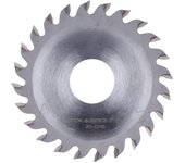 Hoja de sierra de aleación para trabajos en madera, corte rápido, hoja de fresado vertical de 24 dientes, 125x35x3-24t para trabajadores