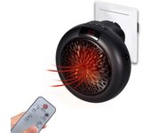Calentador eléctrico inteligente de 900 w, calentador espacial, toma de pared, calentador eléctrico con termostato ajustable y temporizador