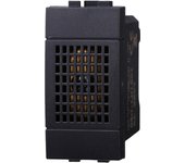 Ettroit soneria 220v 6a color nero compatibile con bticino living international