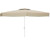 Marbueno sombrilla aluminio 8 varillas d270 cm polyester beige jardin, piscina y terraza 1