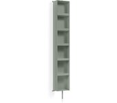 Lineabeta - columna giratoria con espejo y estantes ciacole verde salvia l.25 cm
