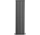 Radiadores de panel plano diseñador 1600x420mm gris antracita calefacción central calefactor horizontal montaje pared