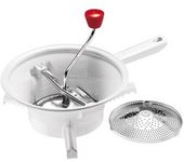 Moulinex k10121 picadora manual de alimentos rojo, acero inoxidable, blanco