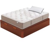 Pack colchón flex ensacado visco supreme flex 105x200 + canape abatible madera 19 cerezo + almohada