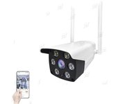 Cámara de videovigilancia inalámbrica de 6 led, 3,6 mm, 4 mpx, ip66, con aplicación jt-82209wk8