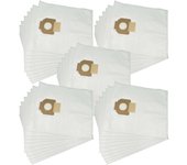 Vhbw 50x bolsa compatible con nilfisk alto attix 30-21 pc, attix 33-01 ic, attix 33-2l ic, attix 33-2m pc aspiradora - vellón micro, blanco