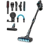 Cecotec aspirador escoba sin cable conga rockstar 500 ultimate ergoflex 430w y 24 kpa sin bolsa 3 en 1: vertical escoba y de mano motor