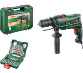 Taladro de impacto 630w + set 33pcs. bosch easyimpact630