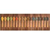 Tapete de cocina lavable cucharas 60x300 cm