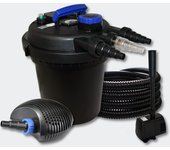 Kit filtración piscina presión 6000l 11 watts uvc 10 watts bomba manguera fuente 4216225