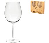 Lote de 2 copas de vidrio xxl taste cl 61 chio transparente