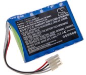 Vhbw batería compatible con endress+hauser prosonic flow 93t, flow 93w medidor (4000 mah, 7,2 v, nimh)
