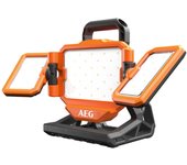 Aeg blp18-0 faro led 18v, compatto ed ergonomico, 3 modalità (alta 3500 lumens, media 1700 lumens, bassa 800 lumens), fino a 20 ore di autonomia