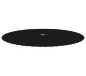 Lona de salto para cama elástica redonda tela negro 3,66 m