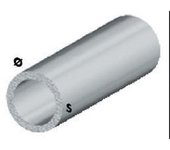 Perfil plata h.100 cm tubo redondo 20x1 mm**