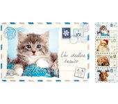 12 manteles individuales de polipropileno perros/gatos navidad h&h