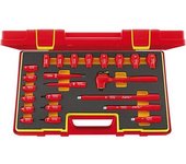 Stahlwille 96022020 juego de llaves de vaso vde 3/8 con quickrelease 12171/19/4 vde
