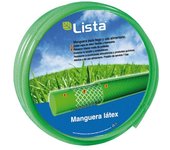 Manguera riego tricapa tipo látex lista-ø 15x21 mm. 50 m.