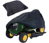 Funda protectora universal uv para cortacésped, cortacésped, cubierta para cortacésped de tela oxford 210d (182 x 111 x 116 cm)