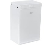 Papelera mural gama pro pellet 72 litros 282 x 212 x 139 mm acero cataforesis + epoxi blanco